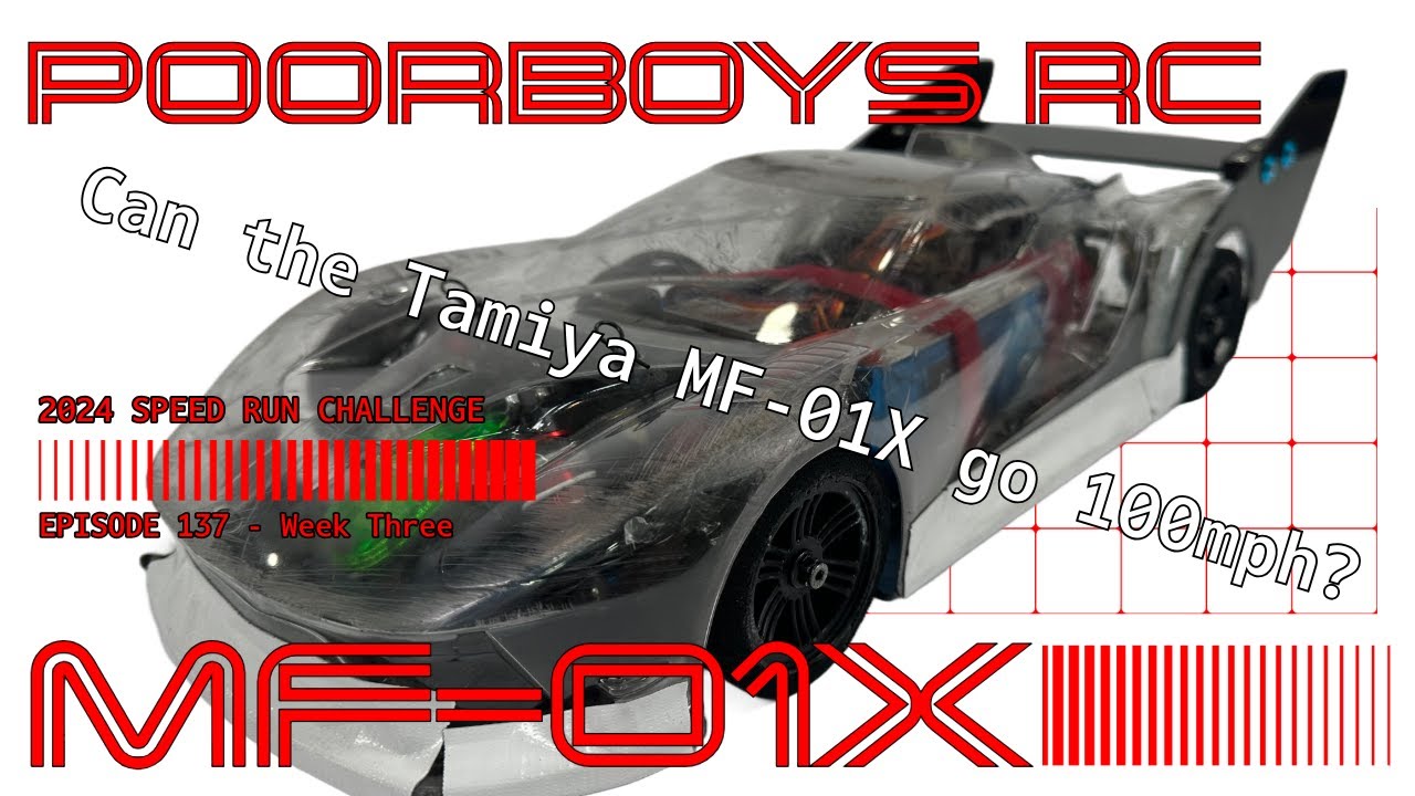 Poor Boys RC Tamiya MF-01X Speedrun - Week Three, Deep Dive into a 100mph MF-01X