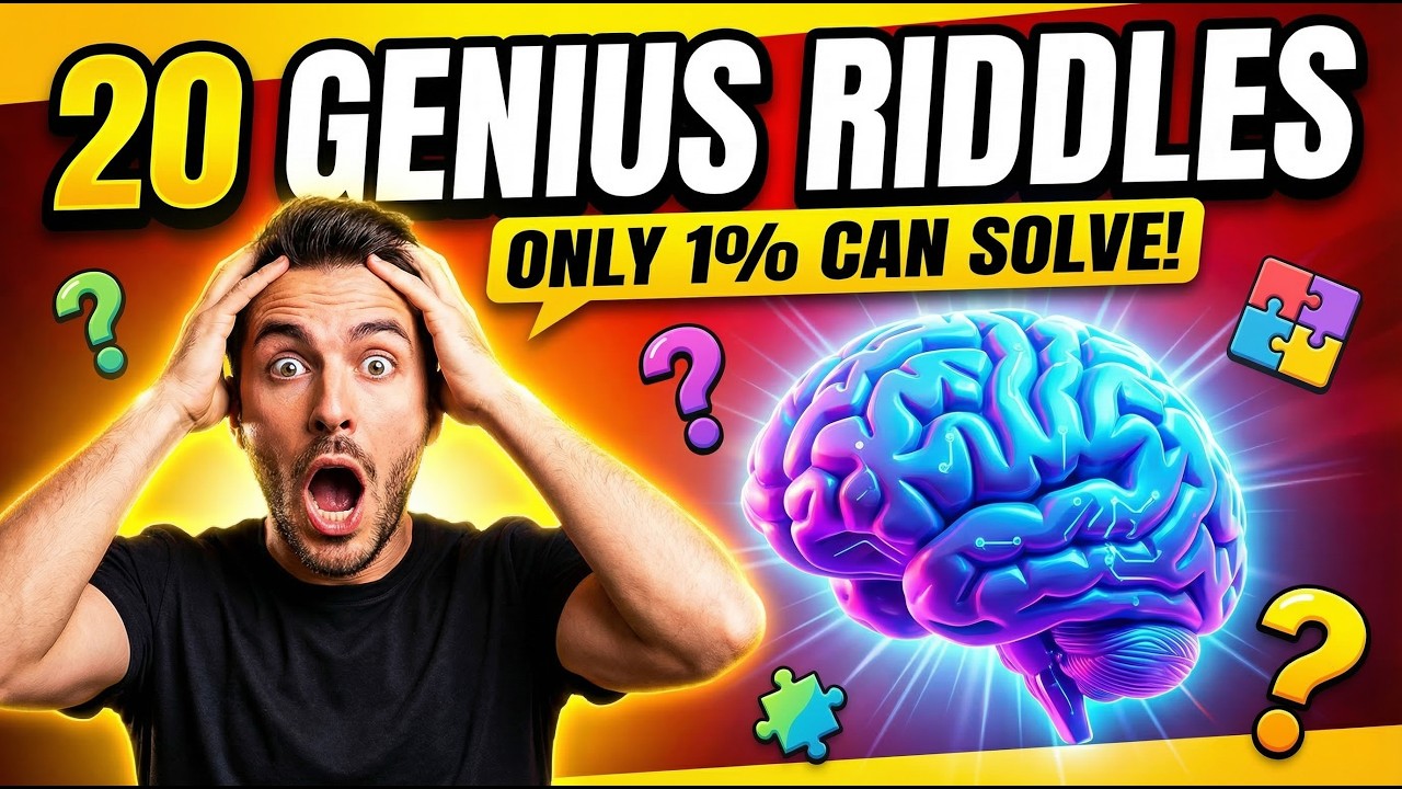 Only 1% Can Solve These 20 Genius Riddles! 🧠🔥 Can You Beat the Challenge