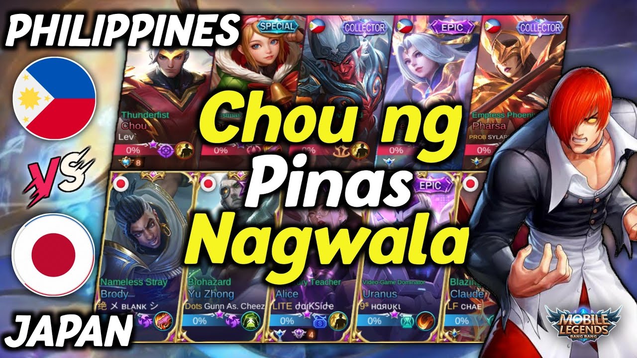 No.8 Chou Philippines Nagwala sa National Arena Contest - Mobile Legends