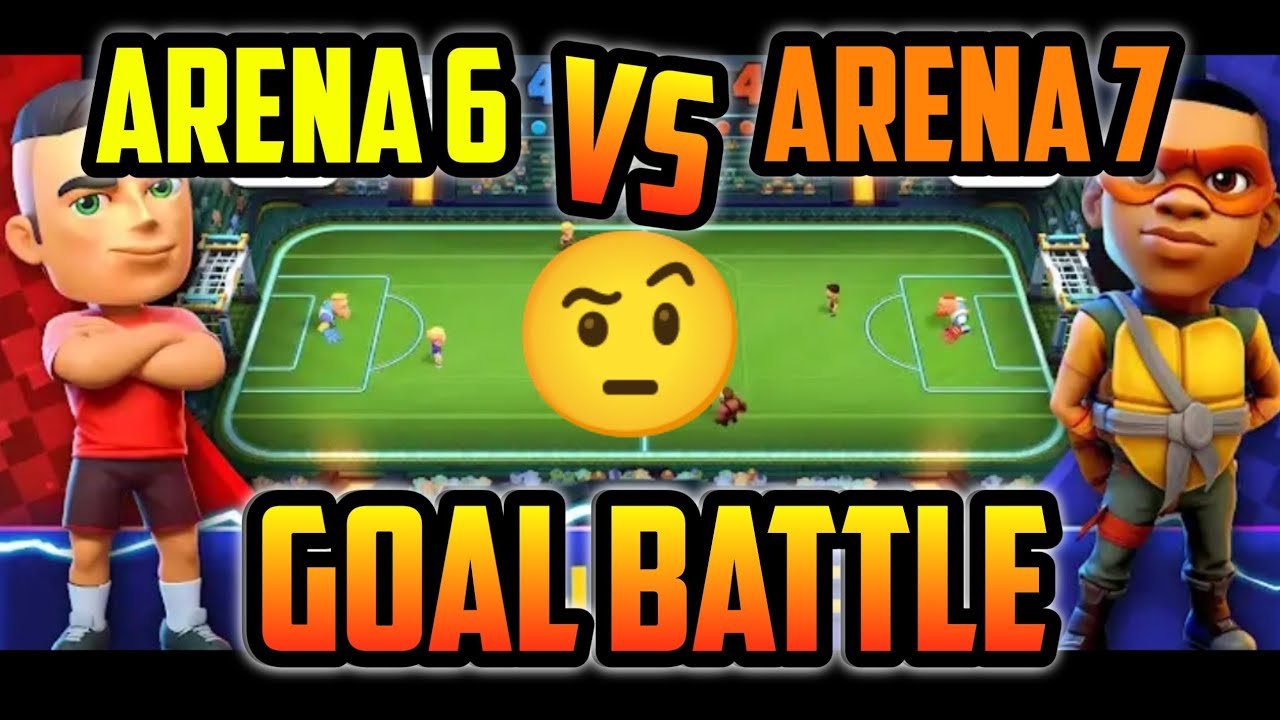 Arena 6 VS Arena 7 ⁉️ GOAL BATTLE Gameplay #goalbattle #soccer #futsal 