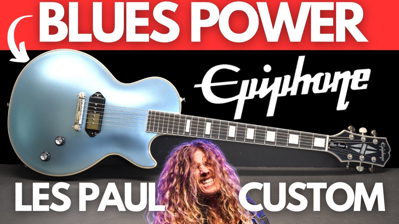 Epiphone Jared James Nichols BLUES POWER Les Paul Custom (FULL DEMO)