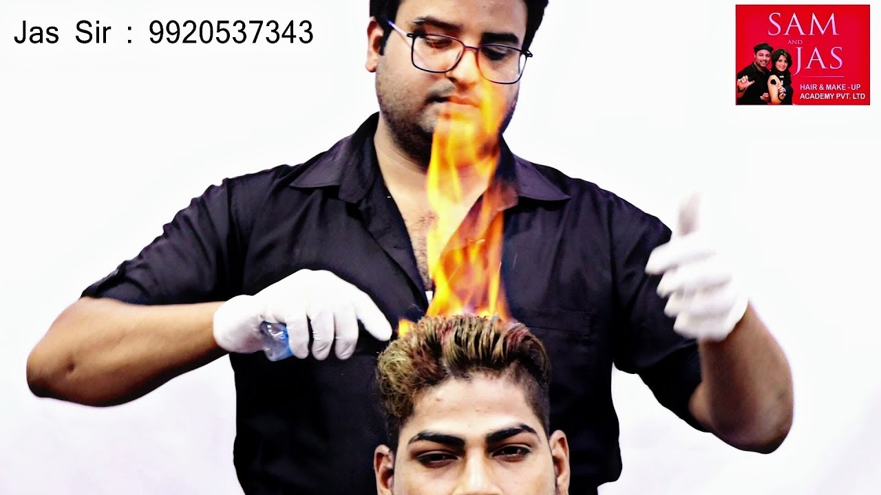 Fire Hair Cut By Sandeep From Sam And Jas Mumbai Team