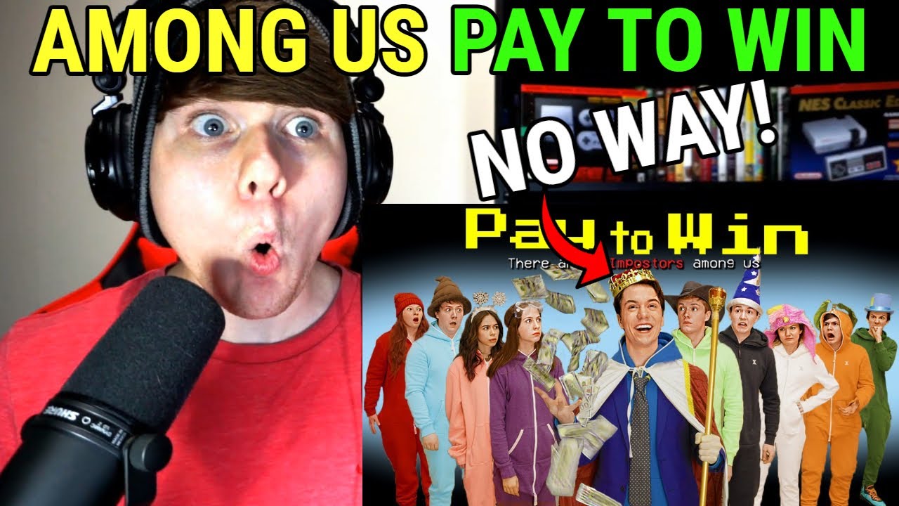 If Among Us Was Pay To Win @shilohandbros REACTION!