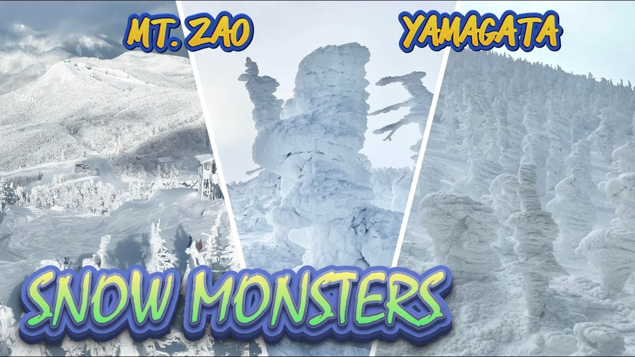 SNOW MONSTERS (山形蔵王の樹氷) / MT. ZAO / WHERE TO GO IN YAMAGATA PREFECTURE / PINOY ENGINEER IN JAPAN