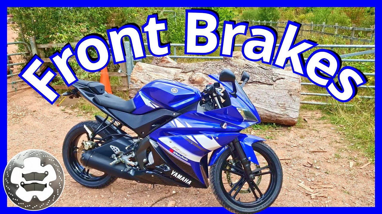 How To Replace Your Front Brake Disc & Pads (Yamaha YZF R125)