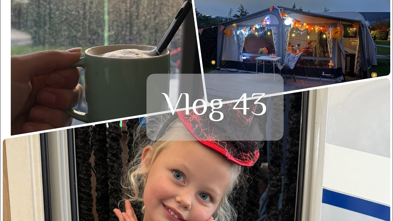 #43 gaan we de storm trotseren of vermijden?😱herfst met caravan!🍂laatste kampeervlog van dit jaar🫶🏻