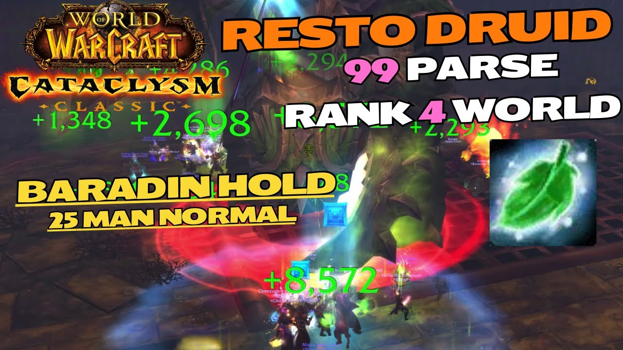 Baradin Hold Argaloth - Resto Druid PoV - 99 Parse - WoW Cataclysm Classic