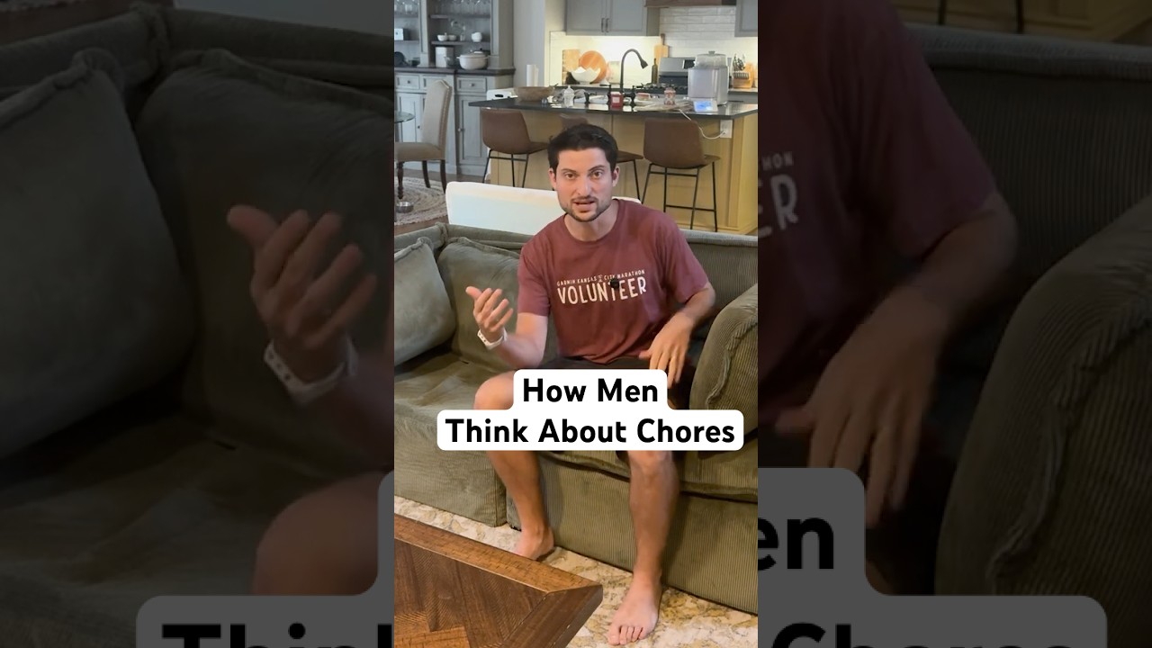why men have different cleaning standards than women