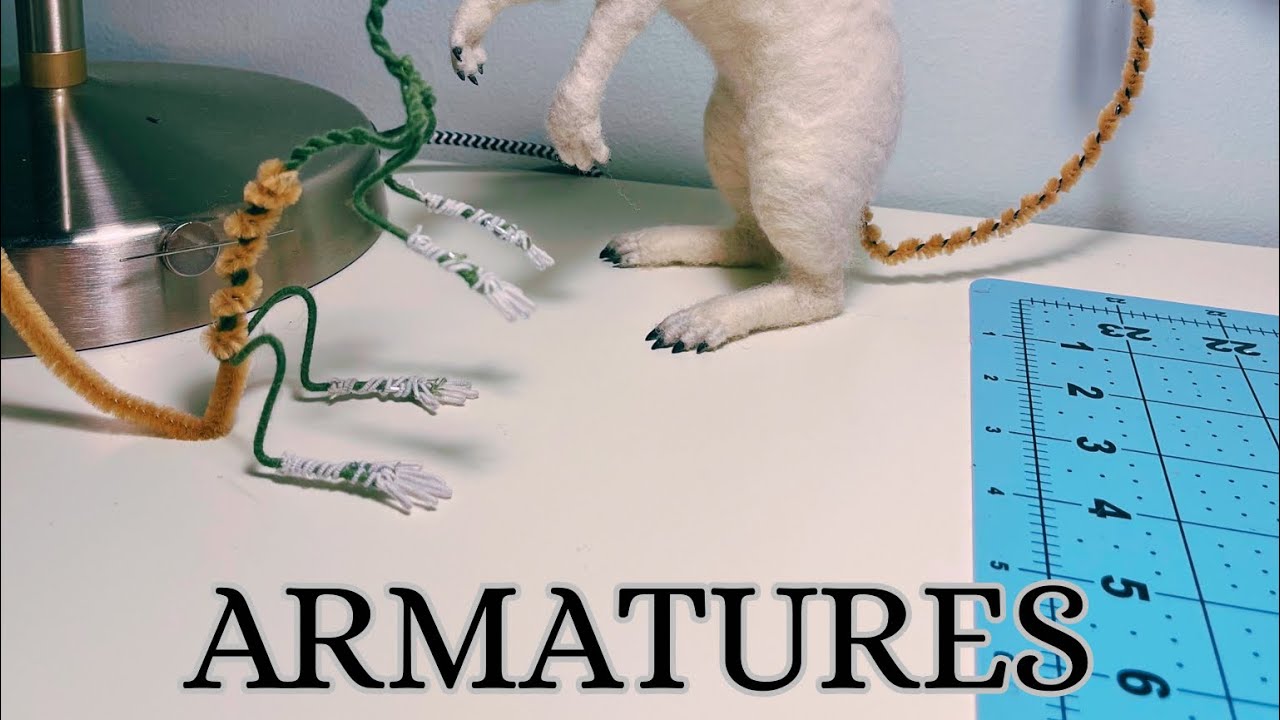 Needle Felting - Armatures for Small Animals #video #needlefelting #tutorial #felted #art #artist