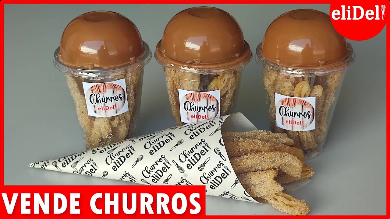 CHURROS CASEROS para NEGOCIO💥cómo hacer churros RECETA SUPER FÁCIL!!!