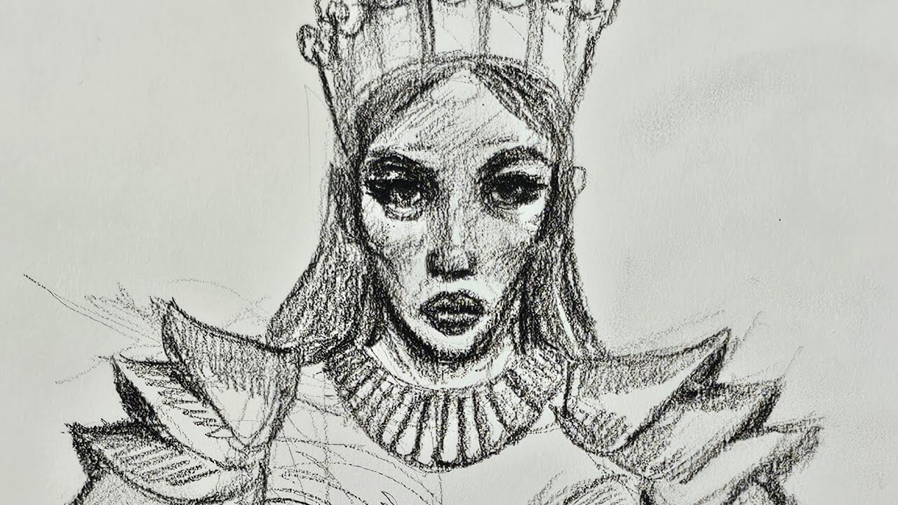 Drawing a sorceress queen 