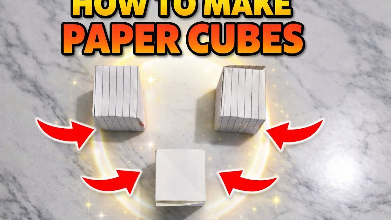 How to make cube🤯 #craft#cube #origami 