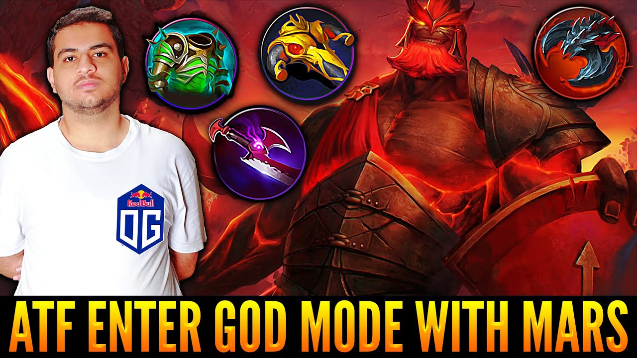 👉 OG.ATF (AMMAR) Enter GOD MODE With Mars Offlane - Someone Stop This Guy! - Dota 2