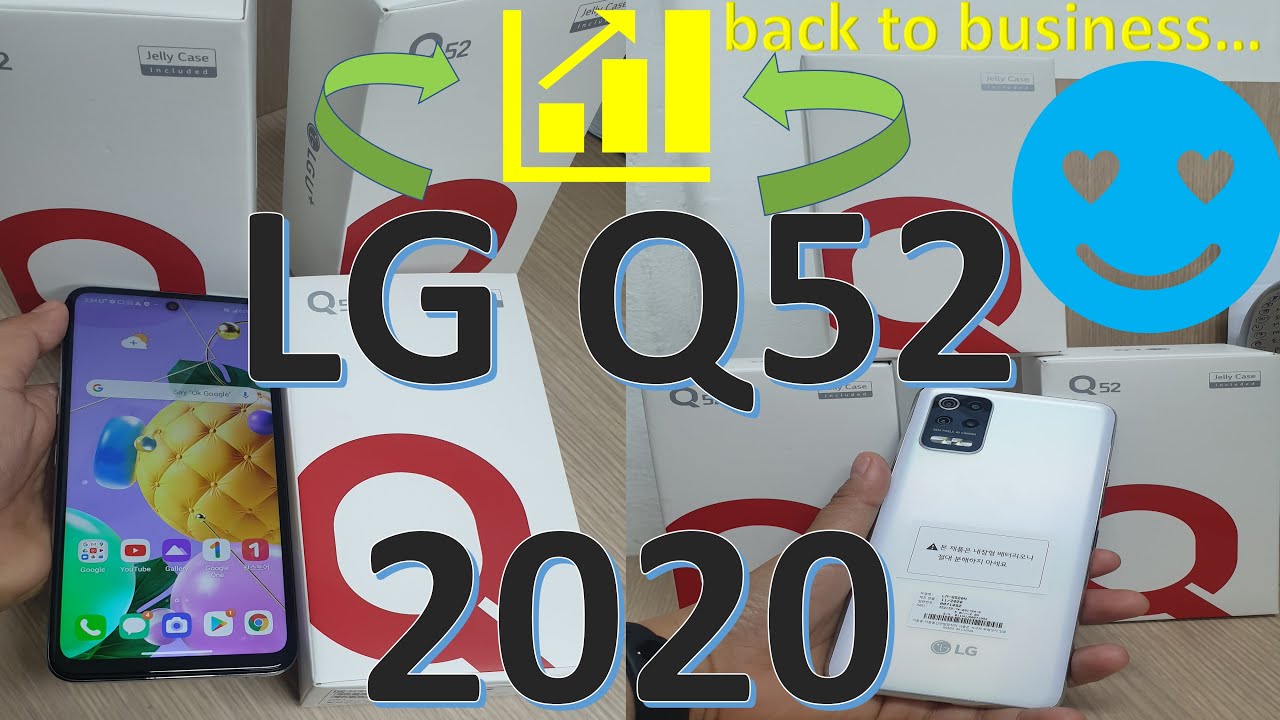 LG Q52 (2020) unboxing - LG Q series entering into the mid-range smartphone market