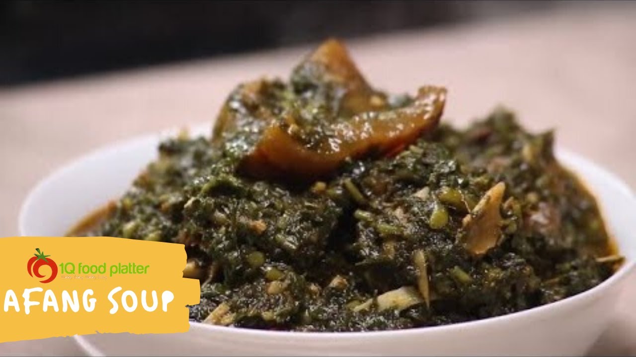 How to cook Afang Soup | 1QFoodplatter