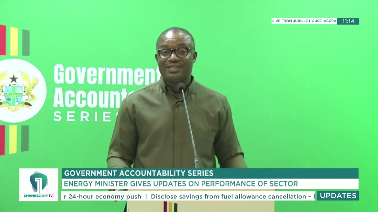 “We Are Not Selling ECG” – Energy Minister Clarifies in Gov’t Accountability Series