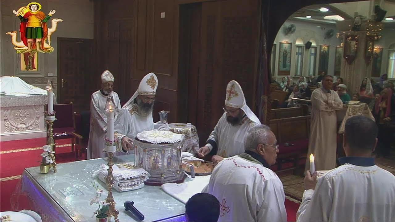 قداسالسبت  (برامون الغطاس) 17-1-2026 كنيسه مارمينا شبرا