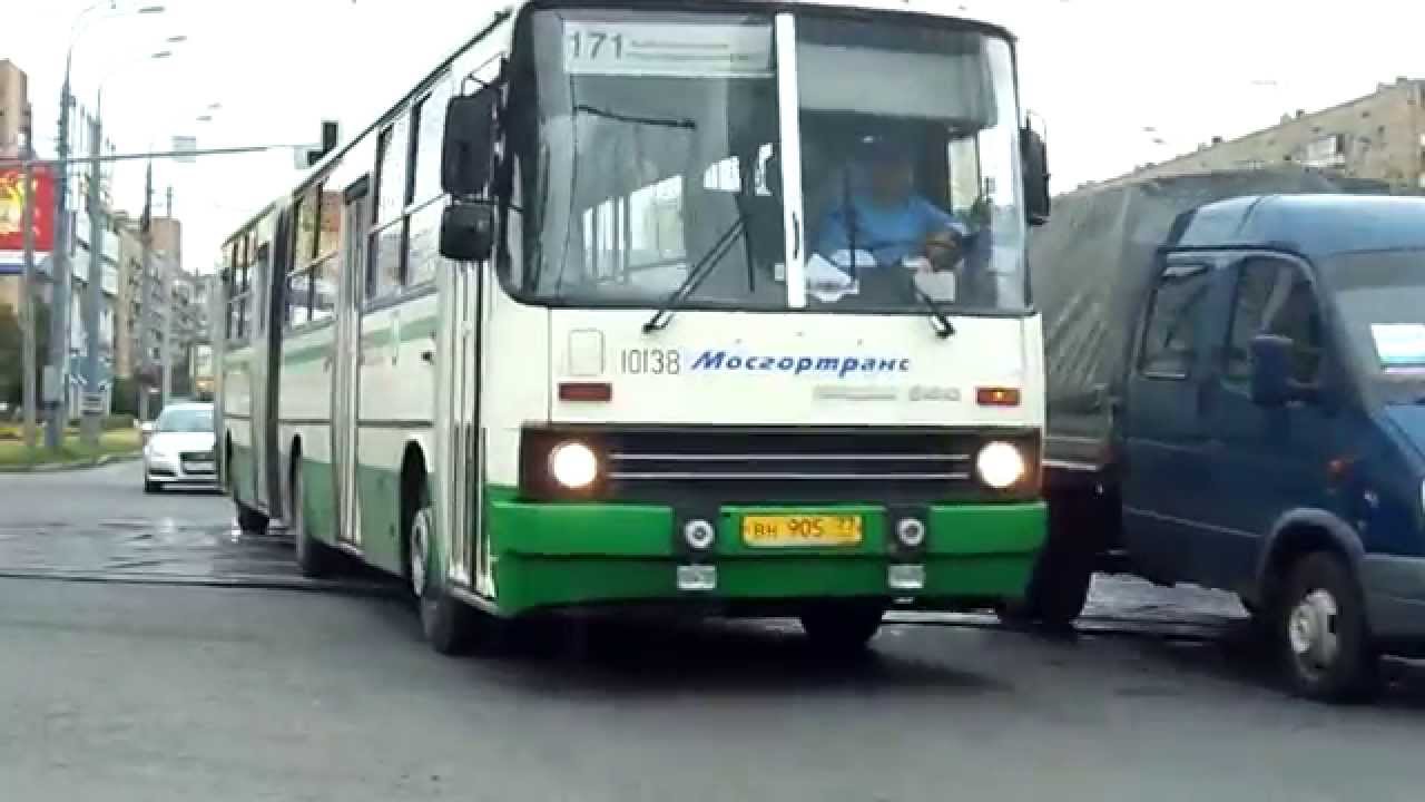 Moscow Buses (These buses don't exist anymore): Икирусы в Москве 2010!