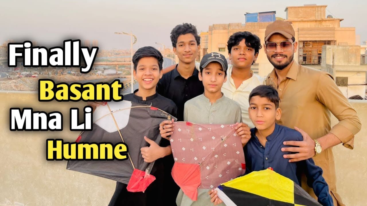 Akhir hum dosto ne bhi basant mnane ka soch lia or bht khatrnak chot bhi lag gai 😢#like #subscribe