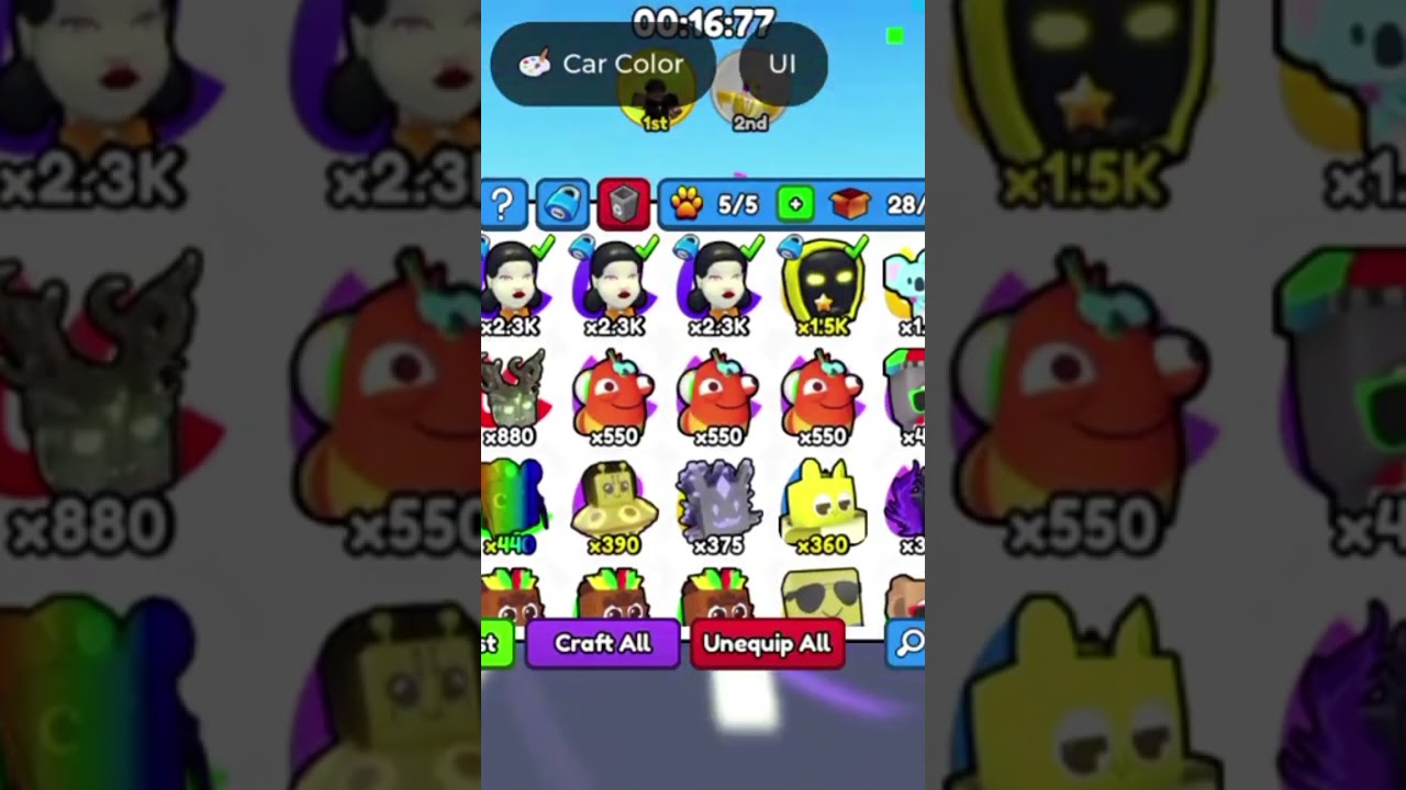 Playing car training simulator 