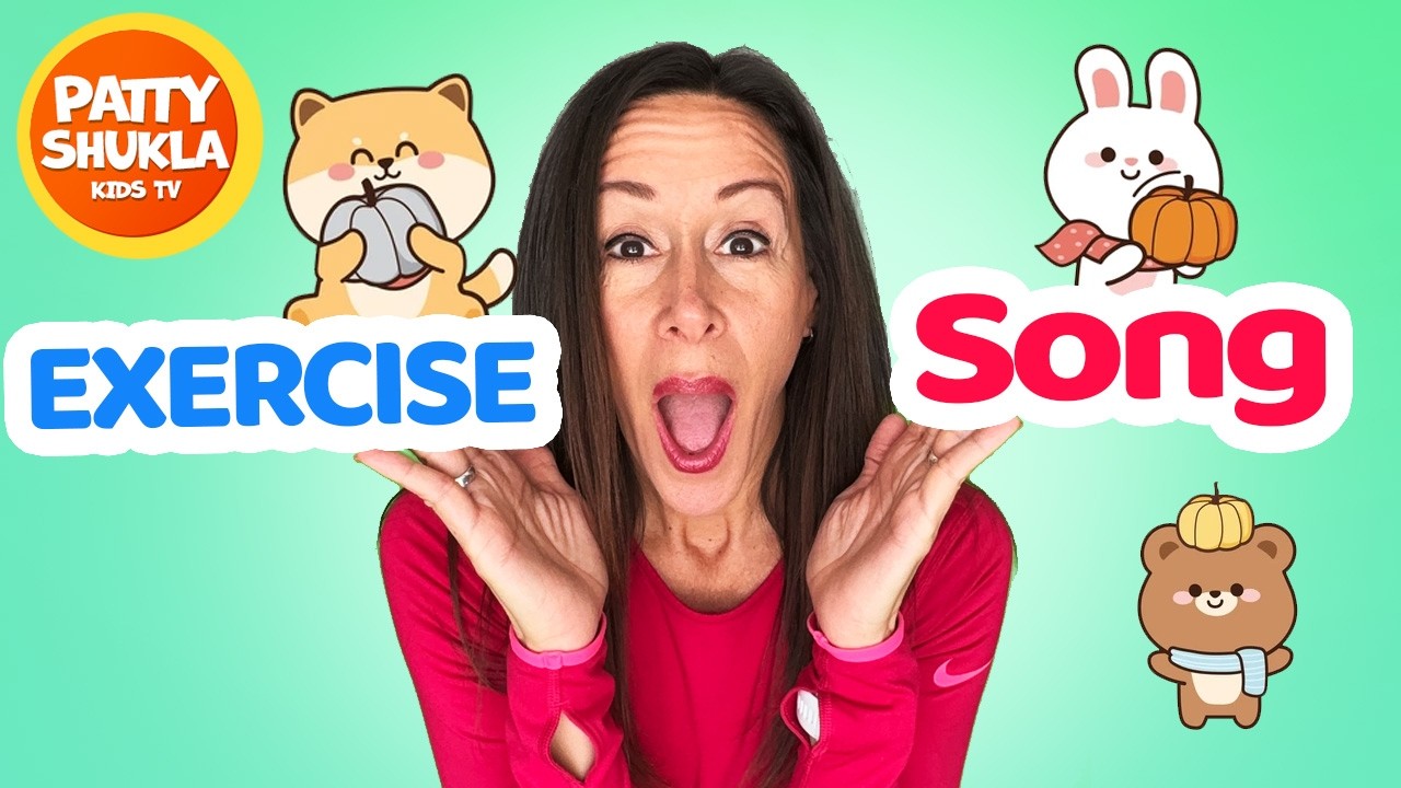 Exercise song for children | Bouncing Up and Down (Official Video) Fast and Slow Actions