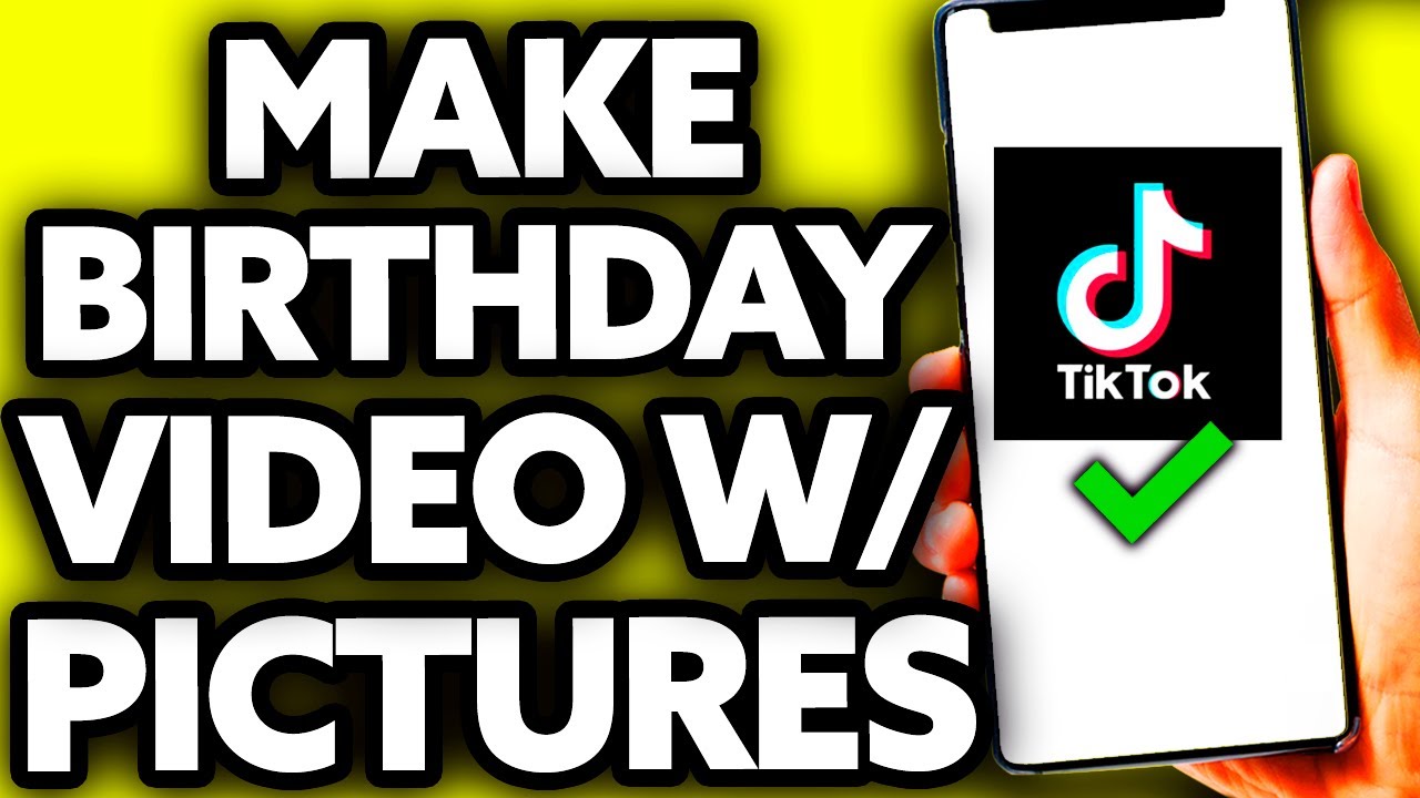 How To Make Birthday Video With Pictures and Music on Tiktok [BEST Way!]