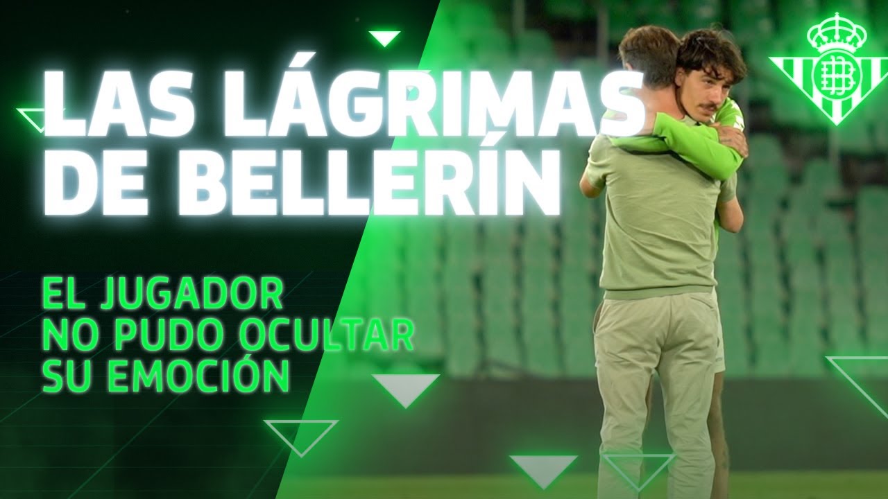 Las lágrimas de Bellerín tras su último partido en el Villamarín 😢 𝗣𝗨𝗥𝗢 𝗕𝗘𝗧𝗜𝗦 💚