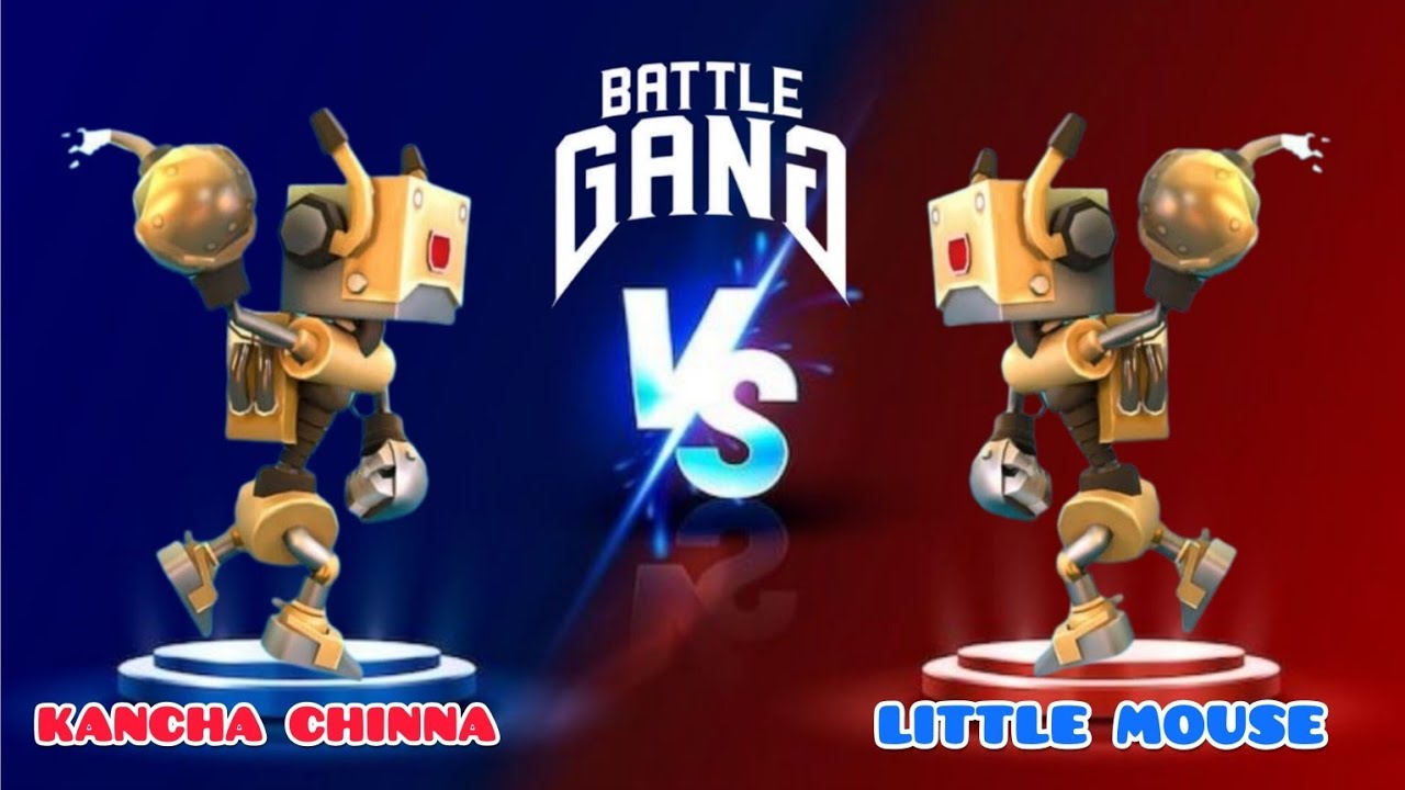 when LITTLE MOUSE become WILD CAT 😺 BATTLE GANG GAMEPLAY || 1vs1 with teammate||