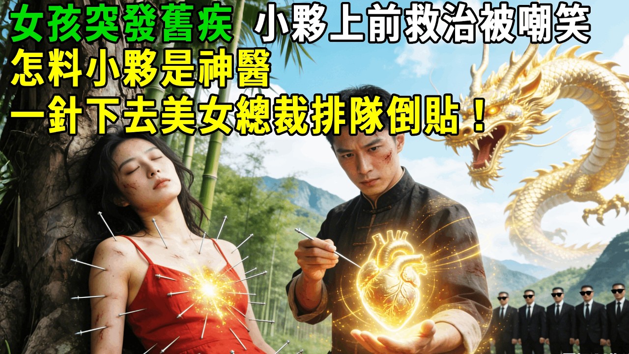 女孩突發舊疾，小夥上前救治被嘲笑，怎料小夥是神醫，一針下去美女總裁排隊倒貼！#逆襲#熱血 #都市 #修仙 #完整版 #短劇#男頻#反轉#戰神#神醫#下山#戰神