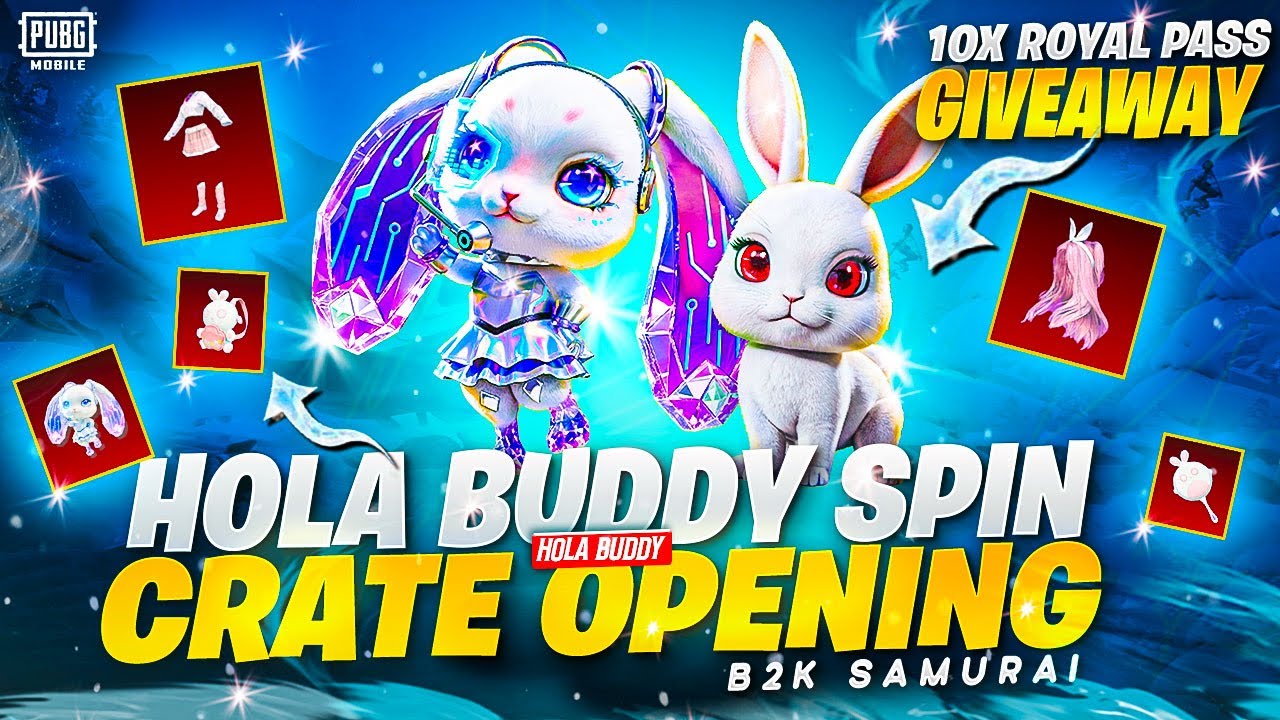😱HOLA BUDDY COMPANION CRATE OPENING | 10 PRIZE PATH 