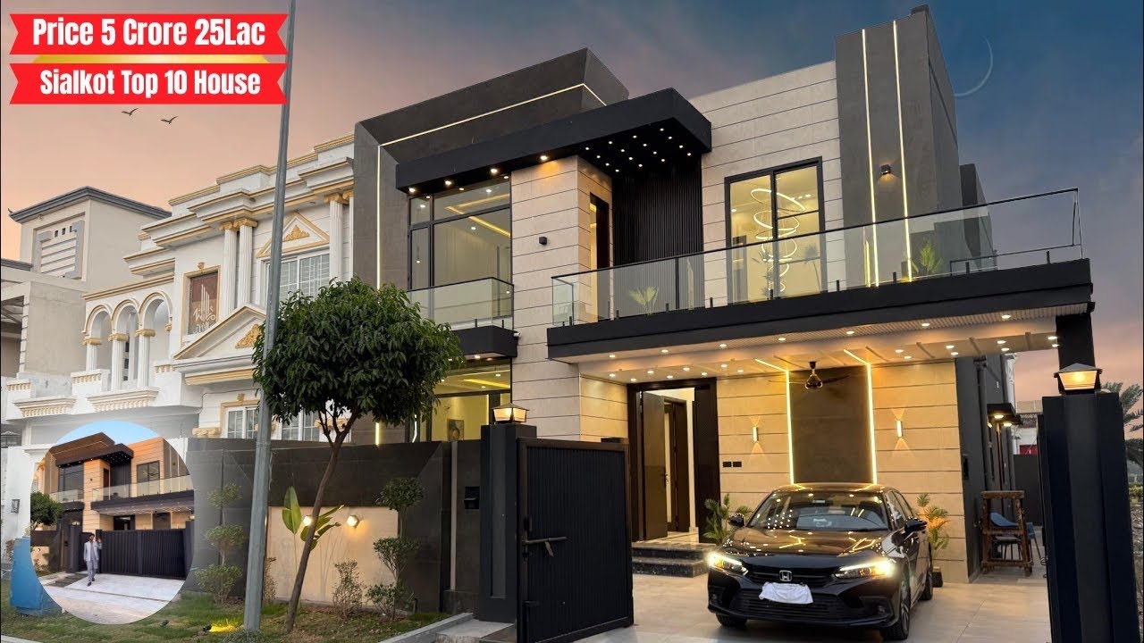 10 Marla Ultra Modern House Citi Housing Sialkot B Block Near to Park and masjid 