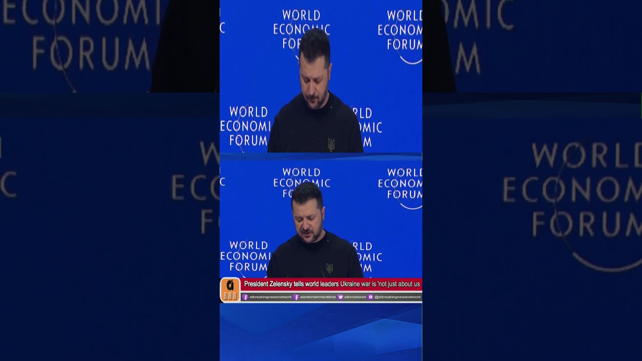President Zelensky tells world leaders Ukraine war is not just about us- 