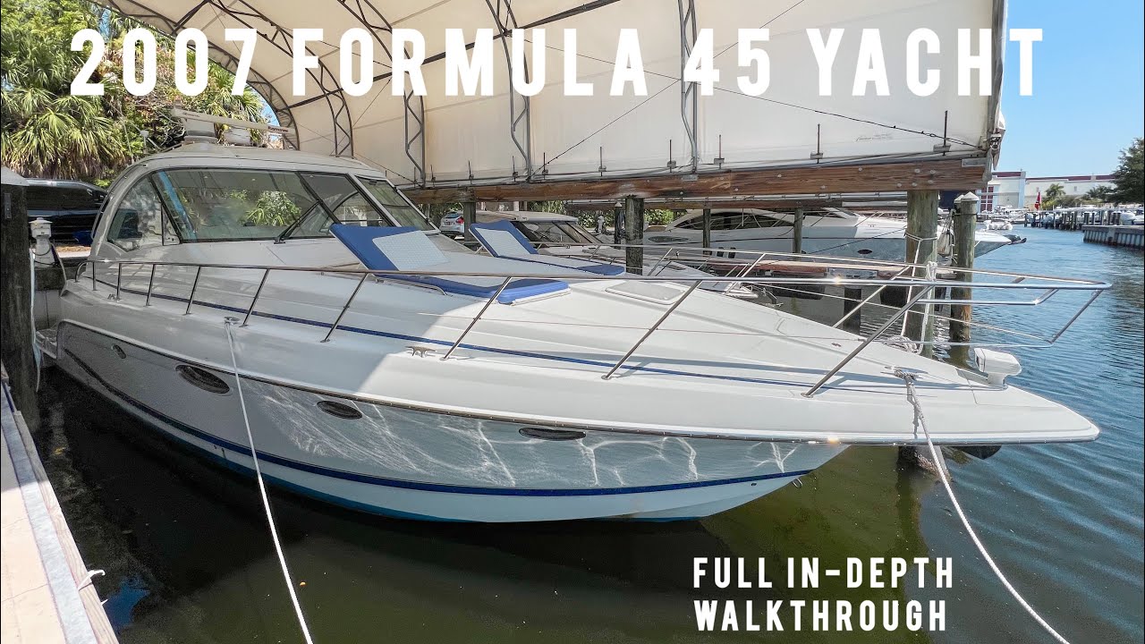 NEW LISTING | 2007 Formula 45 Yacht | Full Walkthrough