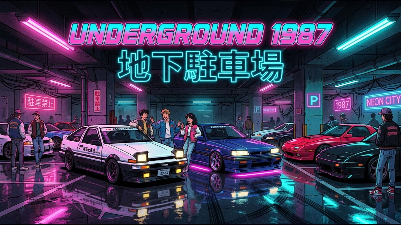 UNDERGROUND 1987 – 80s Japanese City Pop | 懐かしい日本シティポップ【Playlist 3】