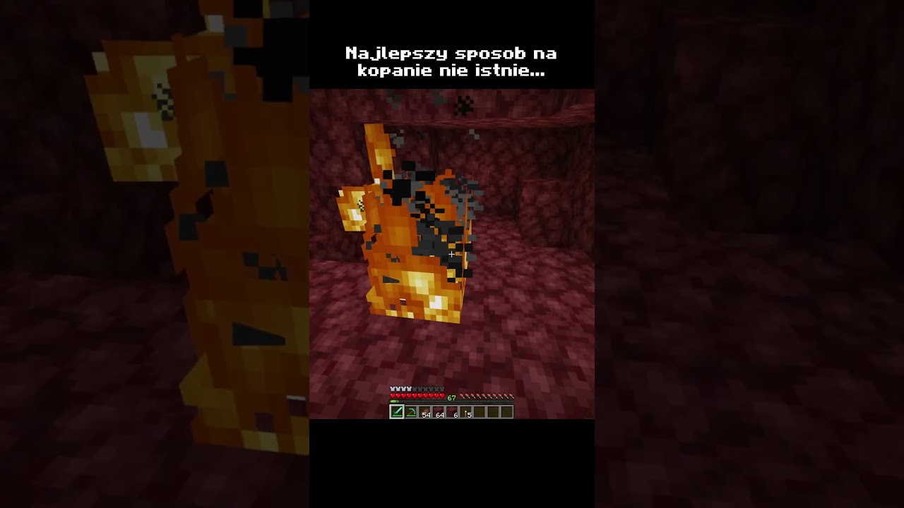 Nether NIE jest dla Amator&oacute;w #minecraft #minecraftmemes #survival