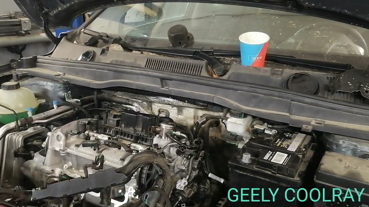1.Часть;  GEELY COOLRAY 1.5t разборка ДВС после гидроудара #двигатель#geely#coolray