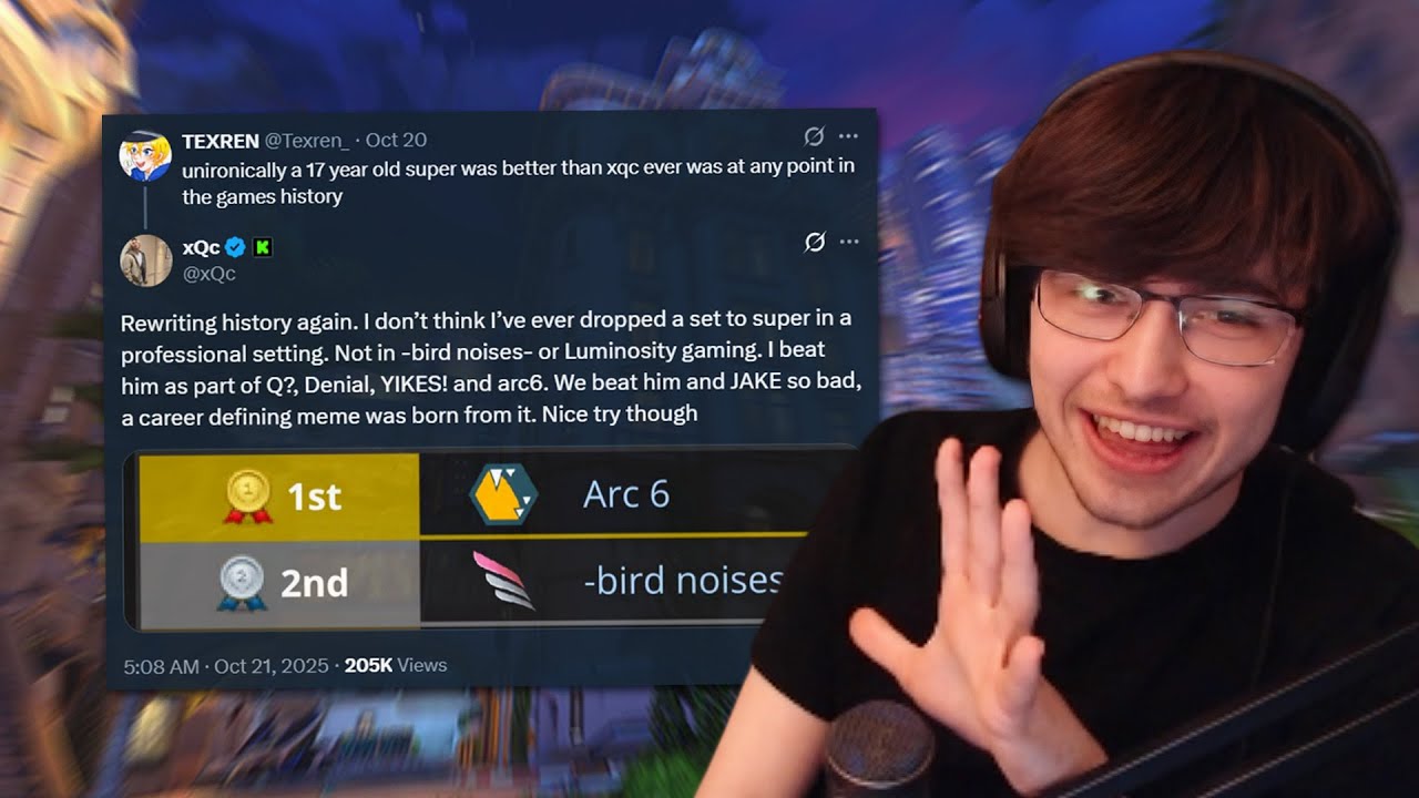 Streets are saying xQc used to be better than me..