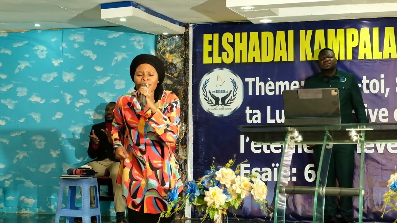 MAMAN LAURETTE MUNDKE ministering at ELSHADAI KAMPALA