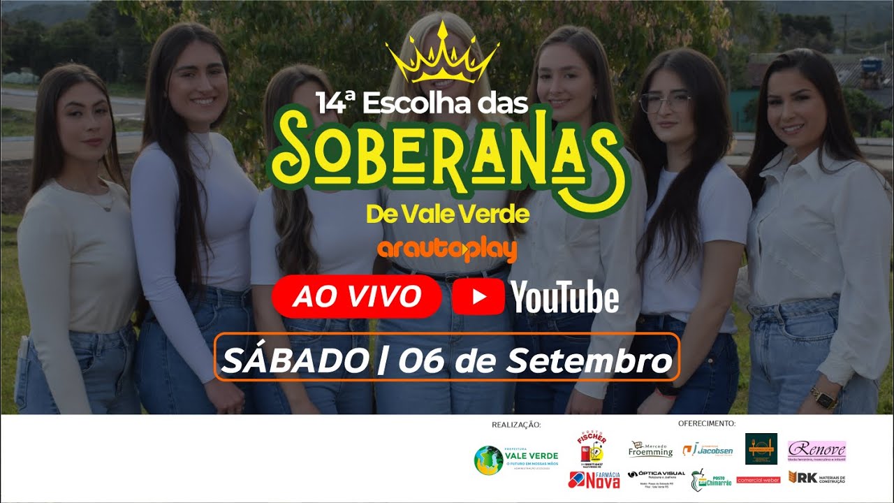 AO VIVO: Escolha das Soberanas de Vale Verde 2025