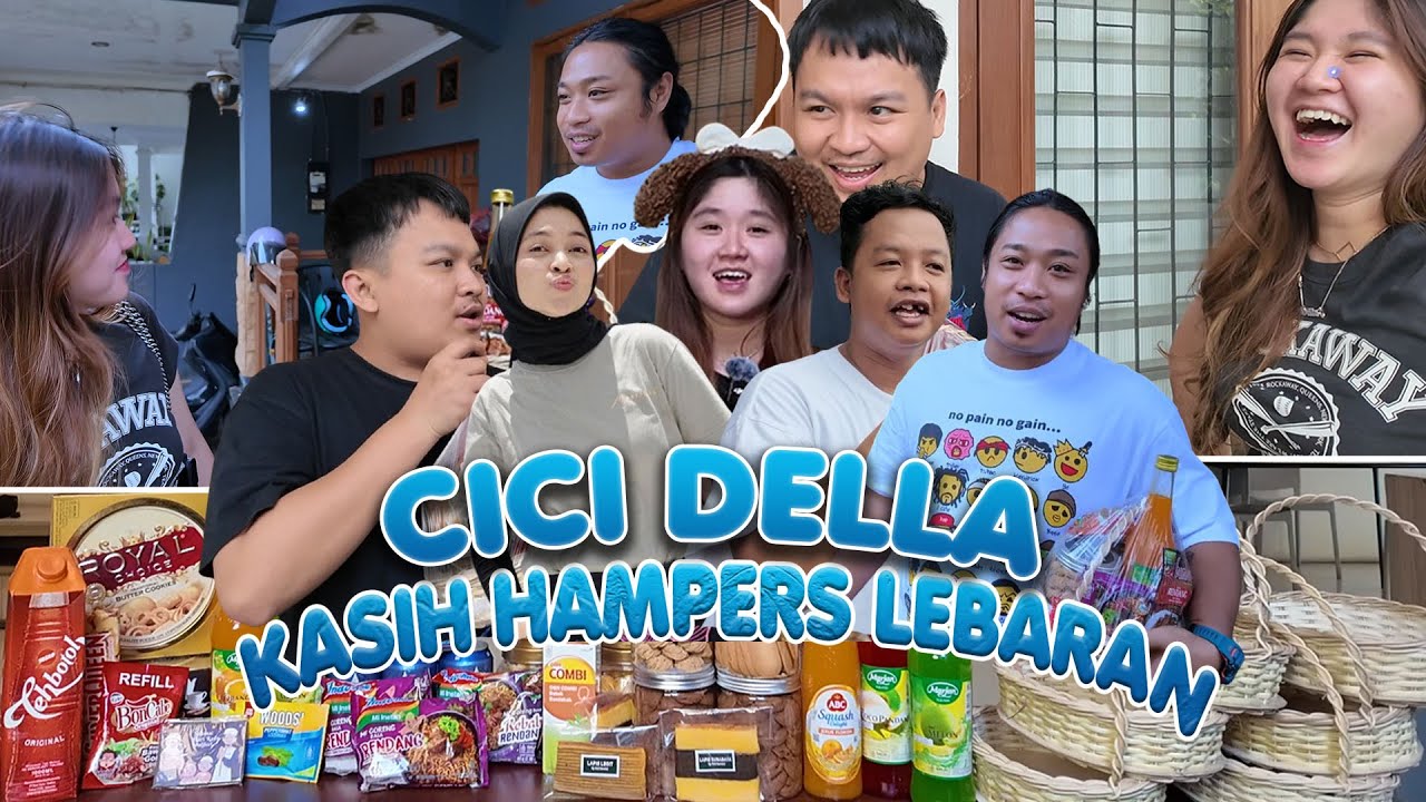 SALAH CINA BAGI HAMPERS LEBARAN KE KOMIKA VIRAL - DUSTIN | NENENG | ATE | PRAZ TEGUH | DELLA | DPODS