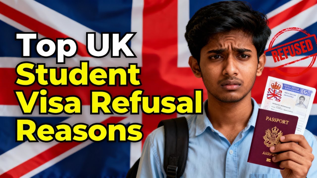 Top 10 UK Student Visa Rejection Reasons 2025 | Most Common Mistakes Explained