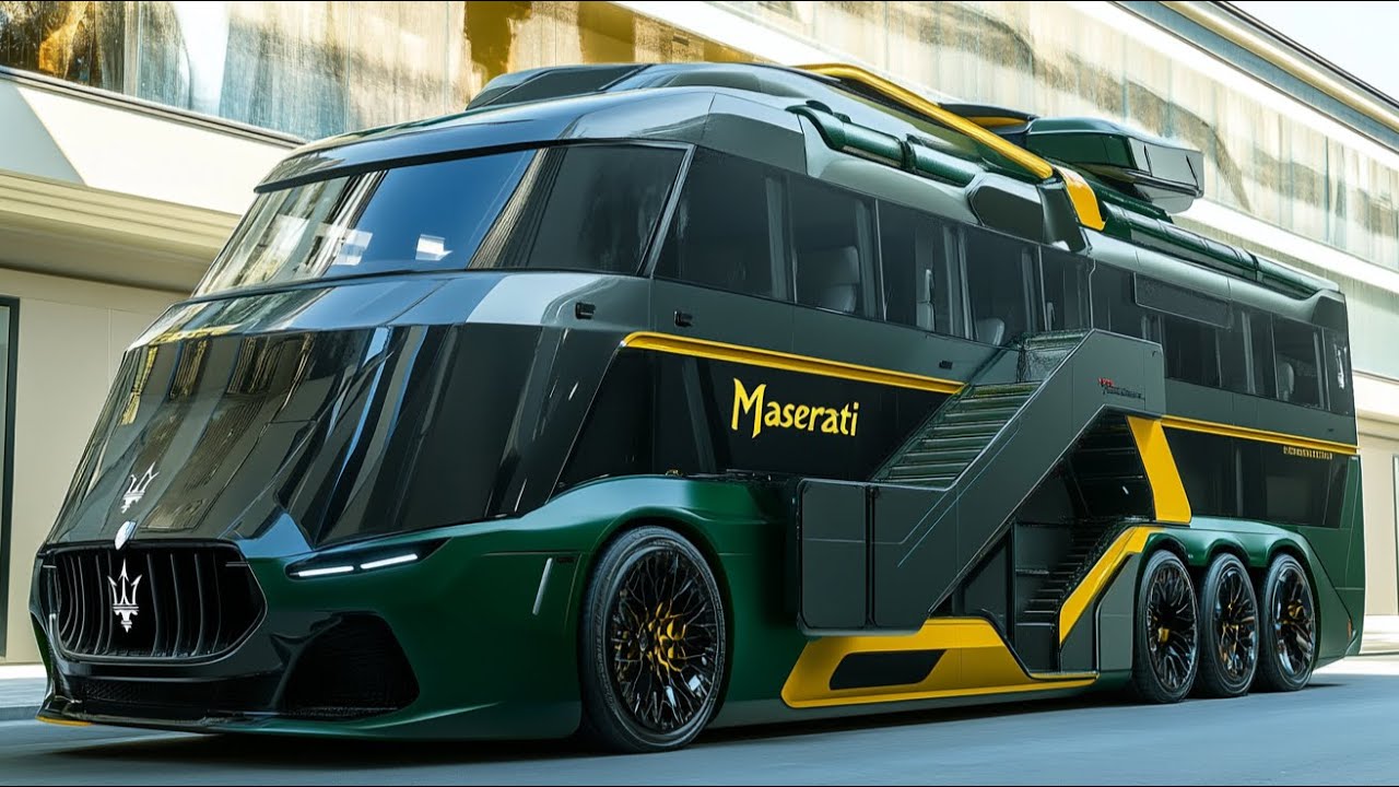 Роскошь на другом уровне: 2026 Maserati Motorhome!