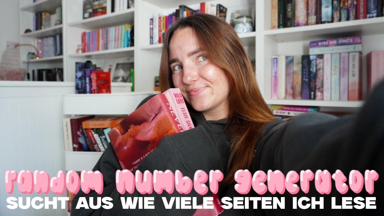 random number generator lesechallenge! | spoilerfreier lesevlog 💗