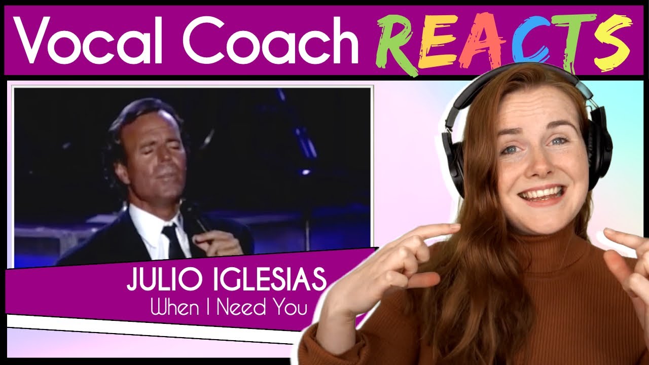 Vocal Coach reacts to Julio Iglesias - When I Need You (Live)