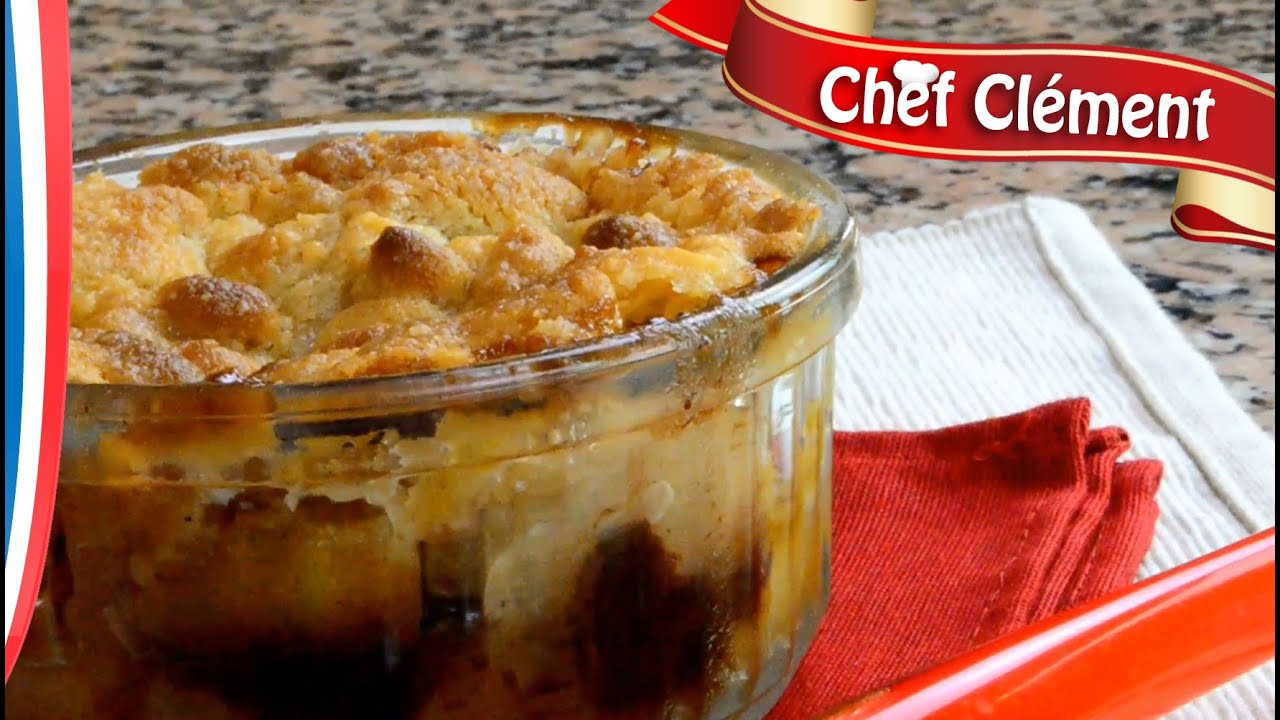 RECETTE FACILE : Crumble POMME, poire, banane et CHOCOLAT - Chef Clément