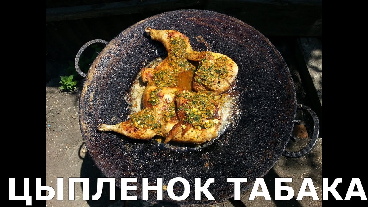 ЦЫПЛЕНОК ТАБАКА НА САДЖЕ НА КОСТРЕ. ЦЫПЛЕНОК ТАПАКА, #10