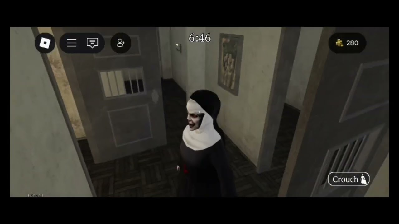 👿me evil nun in roblox #gameplay # evil nun👍