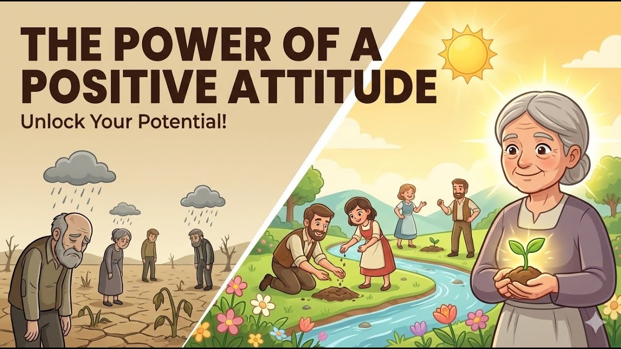 The Power of Positive Attitude 🌈🌱 | An Inspiring Story of Hope & Faith | English Listening Practice