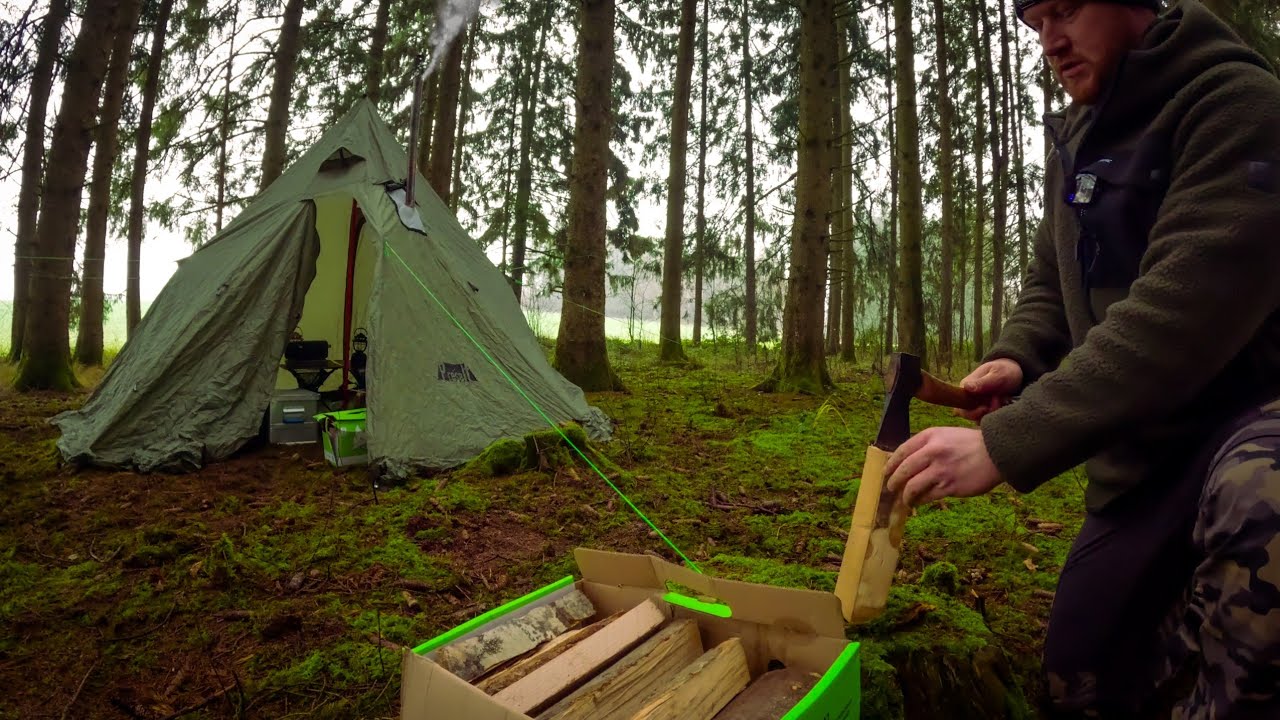 Wenn das Hot Tent Brennt, bewahrt man die Ruhe oder? 😂