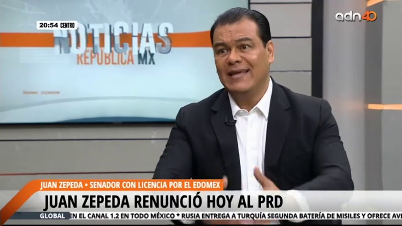 Juan Zepeda explica por qu&eacute; dej&oacute; el PRD